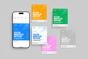 Social Media Post Mockup Layout, a Product Mockup by graphypix