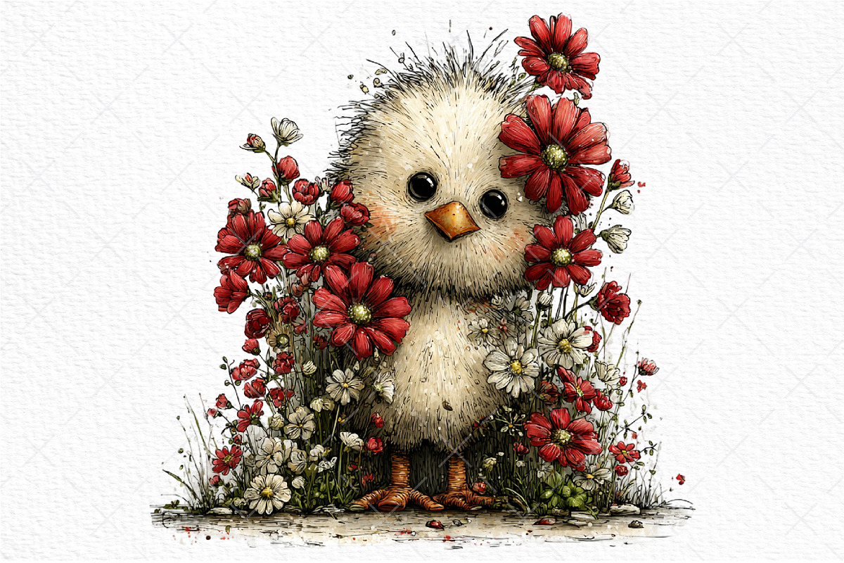 Whimsical Easter Clipart PNG, an Illustration by Craft Nest (Photo 9 of 11)