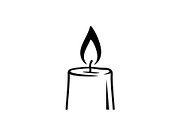 Candle Silhouette Vector Bundle, an Illustration by jahid234 (Thumbnail 11 of 51)