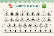 Watermelon Decorative Font Duo, a Symbol Font by AnningArts (Thumbnail 6 of 6)