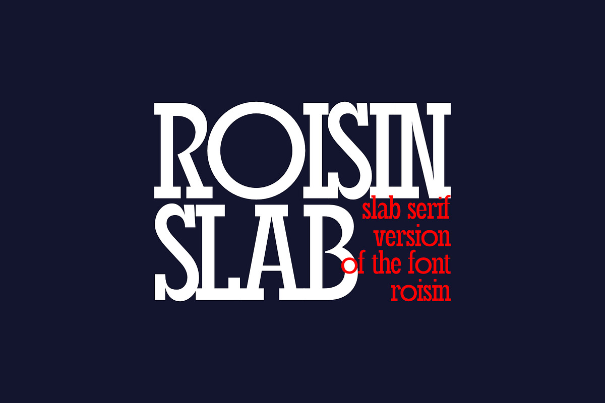 Roisin Slab, a Slab Serif Font by Muhammad Hastian (Photo 1 of 8)