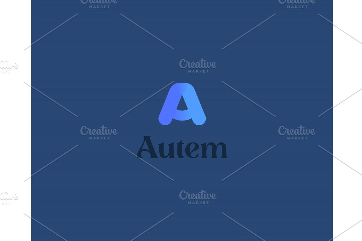 Abstract letter A fluid gradient, an Illustration by Bureau