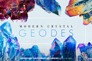 Modern Geode Gem Crystals, an Object Graphic by Fox & Bear (Thumbnail 1 of 5)