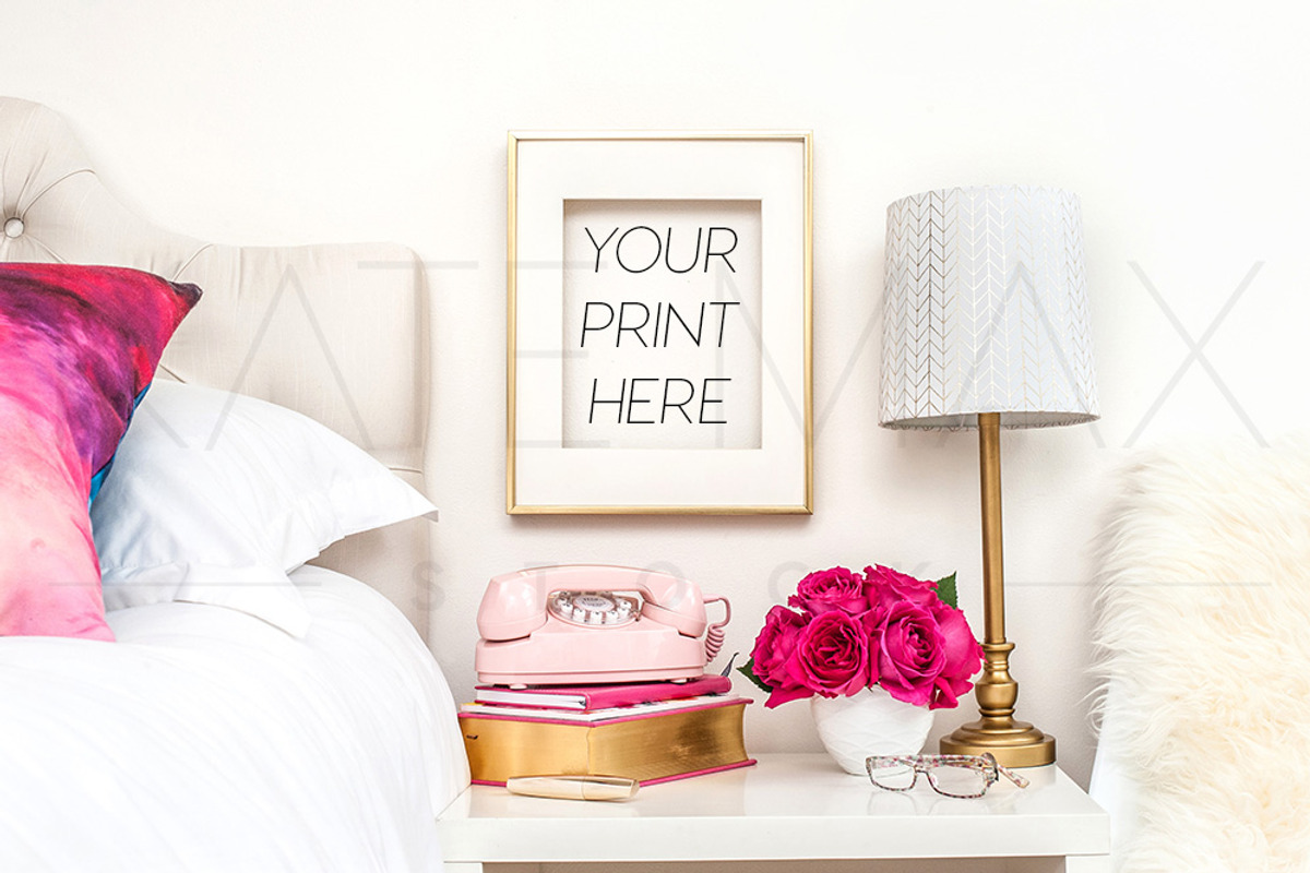 Pink Frame Mockups Stock Bundle, a Print Template by Styled Stock House (Photo 3 of 4)