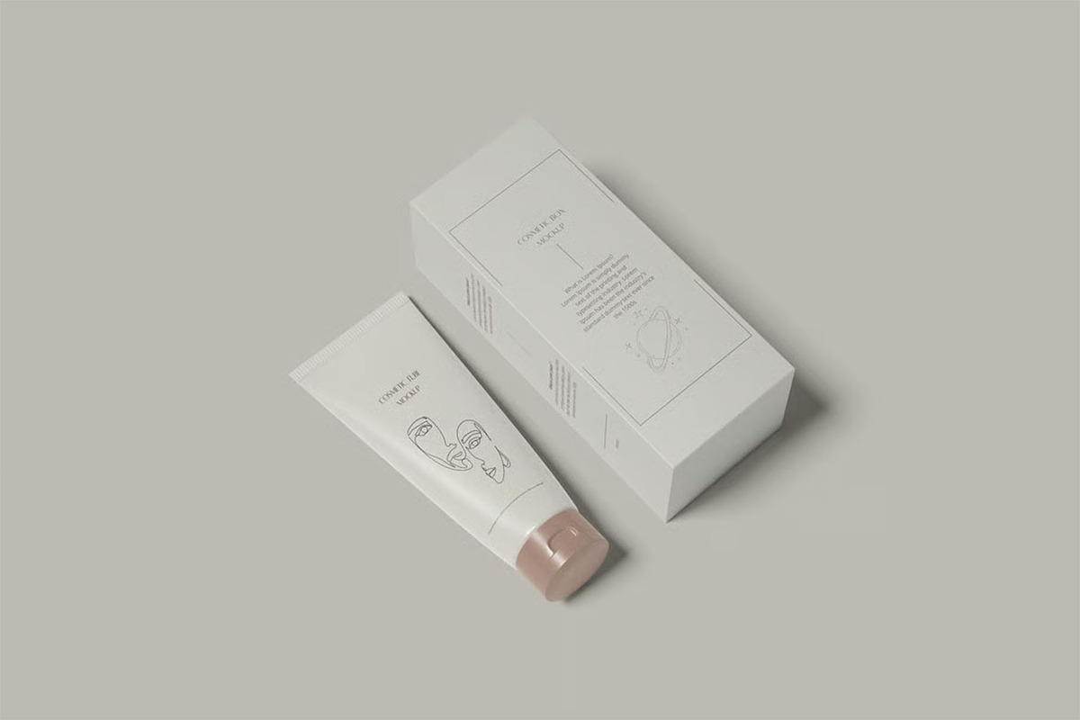 Cosmetic Tube Mockup, a Packaging Mockup by zpackcreative (Photo 4 of 7)