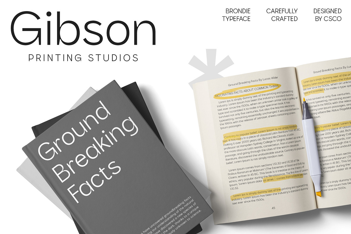 Brendie – Modern Font, a Sans Serif Font by Craft Supply Co. (Photo 6 of 8)
