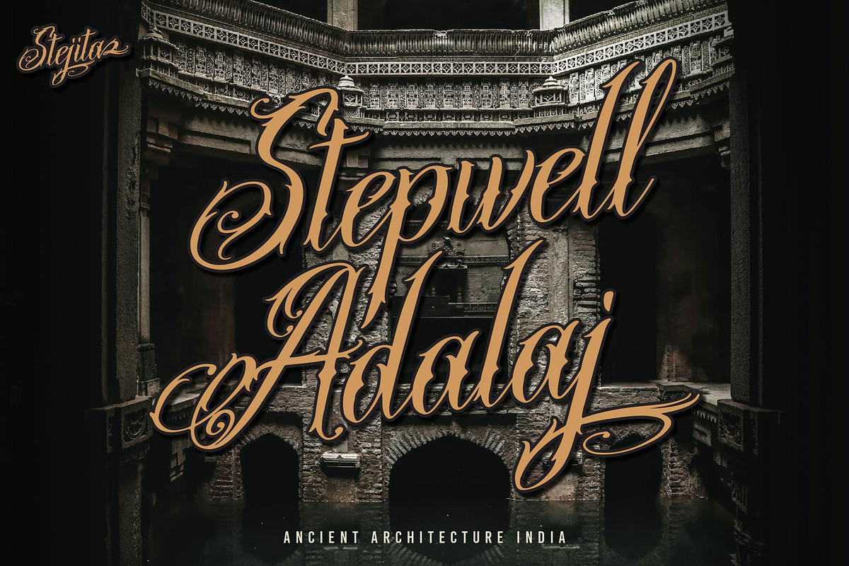 Stejita | Tattoo Script Font, a Script Font by Denustudios (Photo 4 of 14)