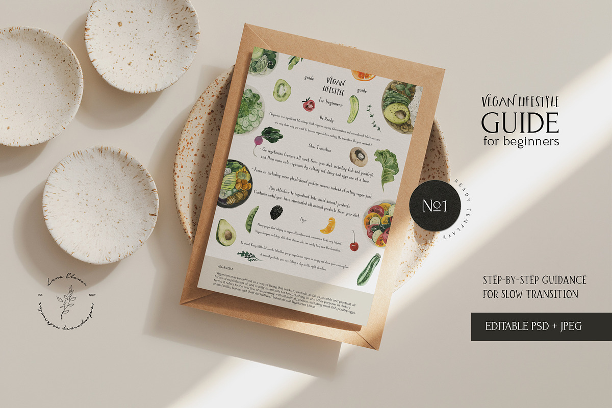 ETHICAL LIVING vegan & eco lifestyle, a Healthcare Illustration by Lana Elanor (Photo 3 of 28)