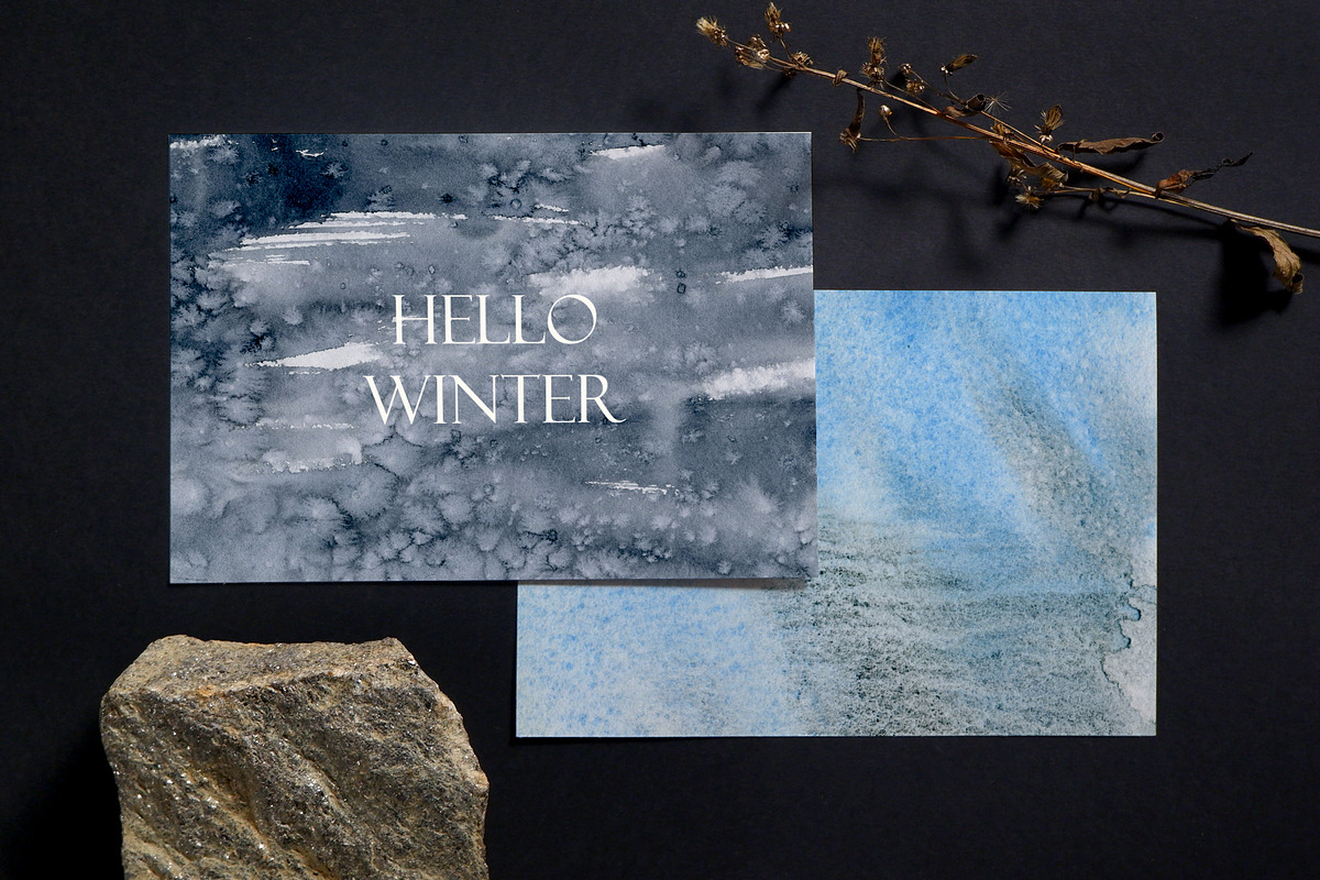 Watercolor Winter Clipart Landscape, an Object Graphic by NataliArkushArt (Photo 17 of 20)