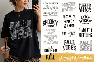Halloween & Fall Quote Bundle