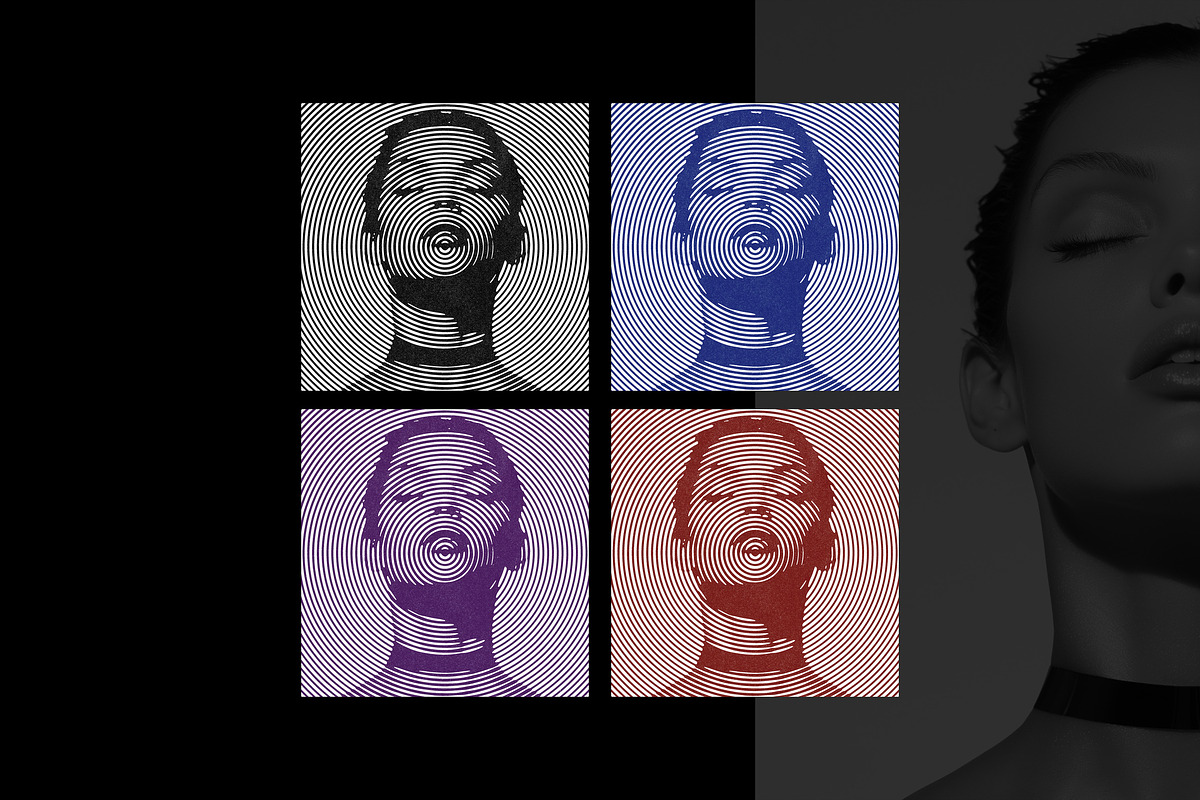 Circle Spin Halftone Photo Effect, a Layer Style Add-On by Design Squad (Photo 2 of 8)