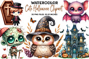 Cute Halloween Clipart SVG PNG Bundl, an Illustration by DreamArtGraphic (Thumbnail 1 of 5)
