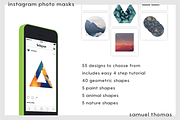 55 Instagram Photo Masks, a Templates & Theme by Uncommon Mockups (Thumbnail 5 of 5)