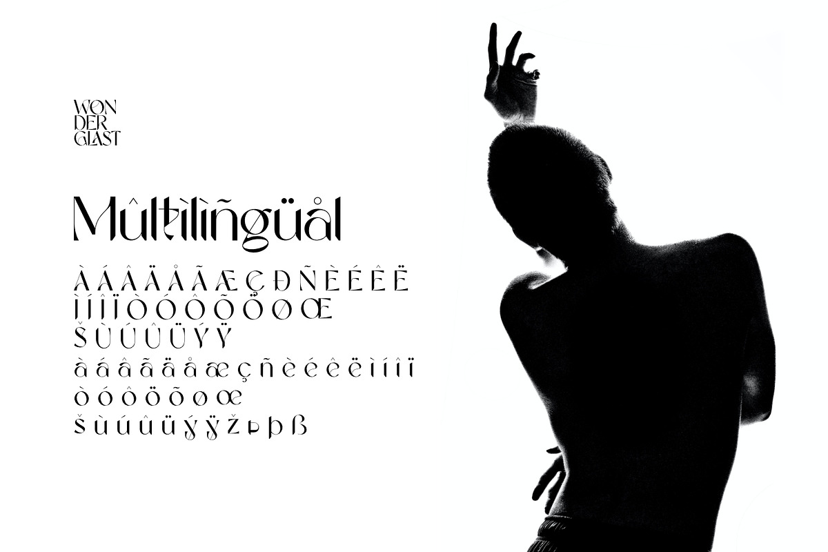 Wonderglast - Stylist Sans, a Sans Serif Font by ikiiko (Photo 8 of 8)