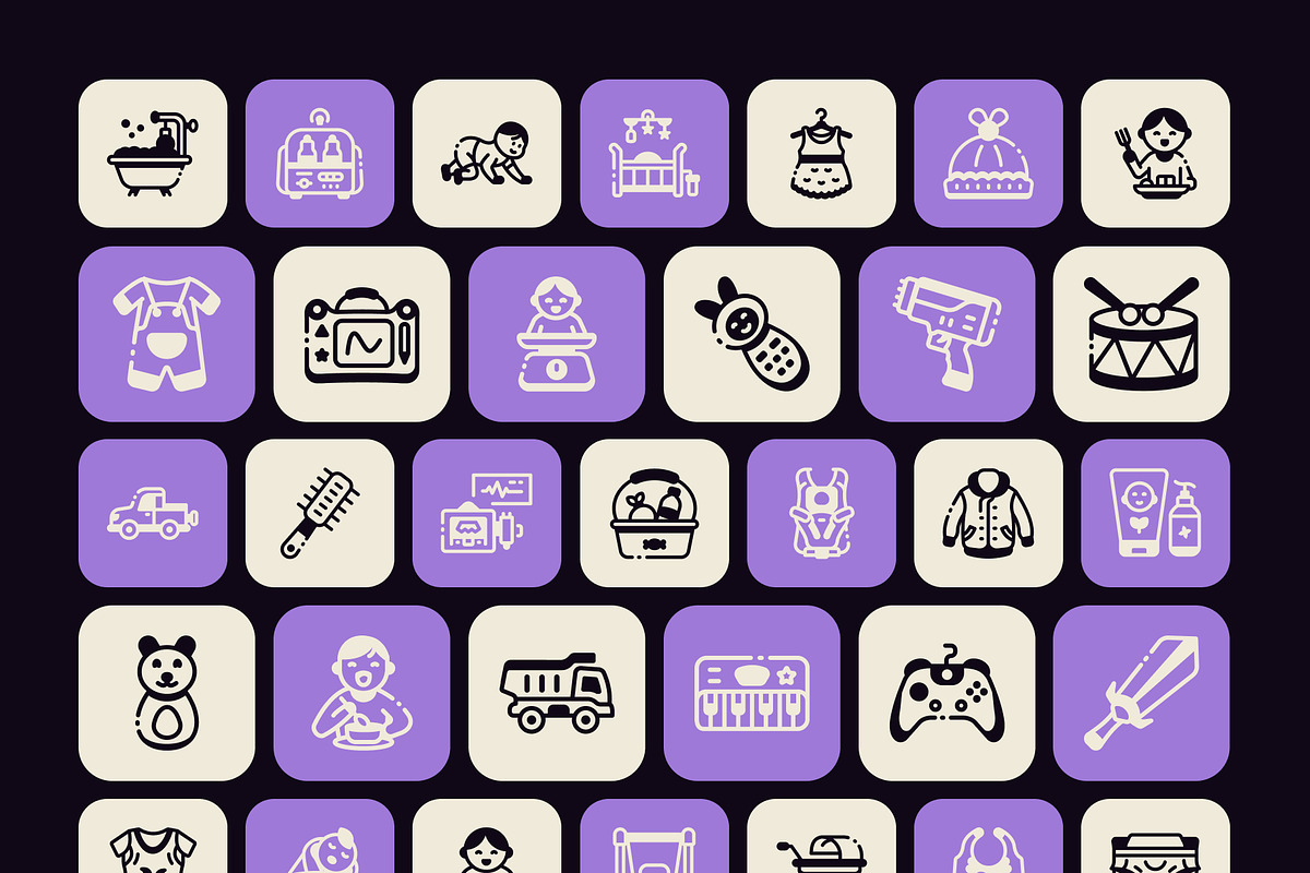 Baby Symbol Icon, a Solid Icon by Vectors Market (Photo 7 of 7)
