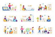 Flat Concepts Illustrations, a Finance Illustration by alexdndz (Thumbnail 19 of 21)