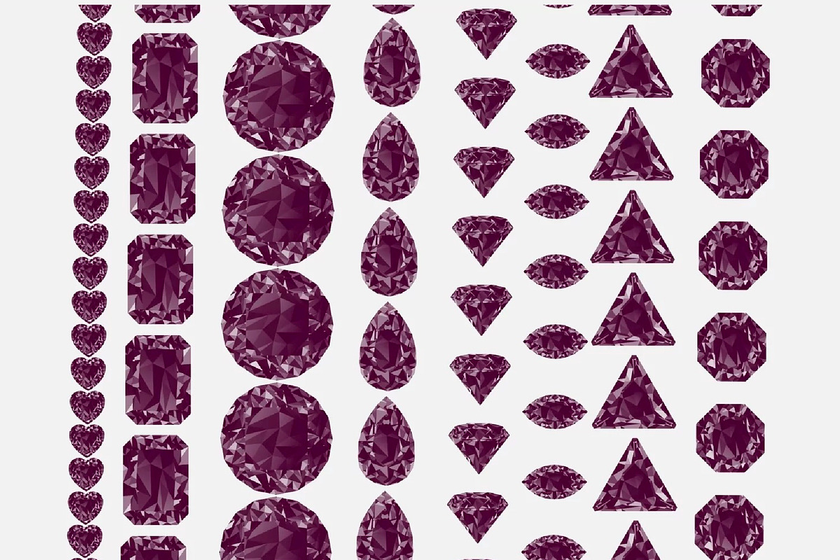 Procreate diamond brushes for iPad, a Brush Add-On by Illustration Tribe (Photo 4 of 6)