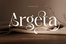 Argeta - Modern Luxury Logo Font