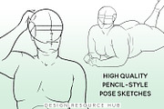 Procreate Drawing Guide: Curvy Girls, a Shape Add-On by Design Resource Hub (Thumbnail 4 of 10)