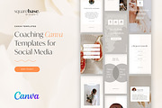 Canva Templates for Coaches, a Social Media Template by Squarebase Templates (Thumbnail 1 of 5)