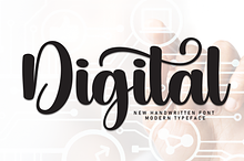 Digital | Script Font
