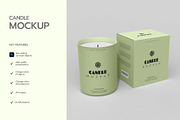 Scented Candle Jar Mockup, a Product Mockup by graphypix (Thumbnail 3 of 4)