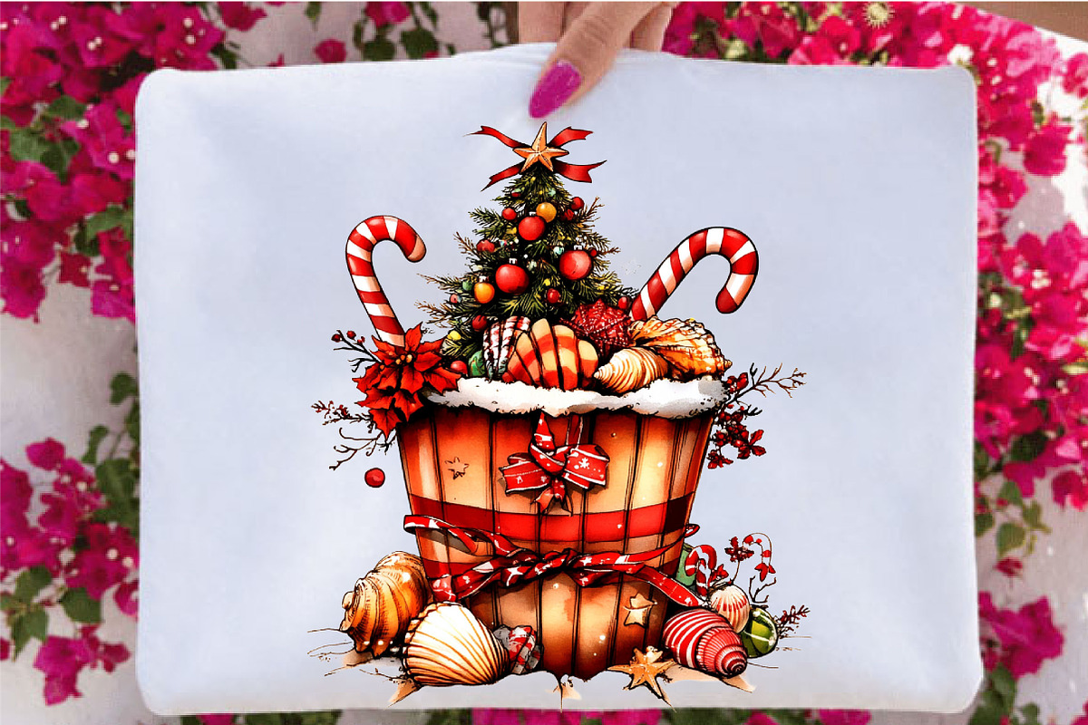 Summer Christmas Clipart Bundle., a Seasonal Illustration by SVGArt (Photo 5 of 5)