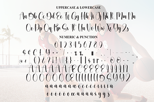 Basketball Script Font