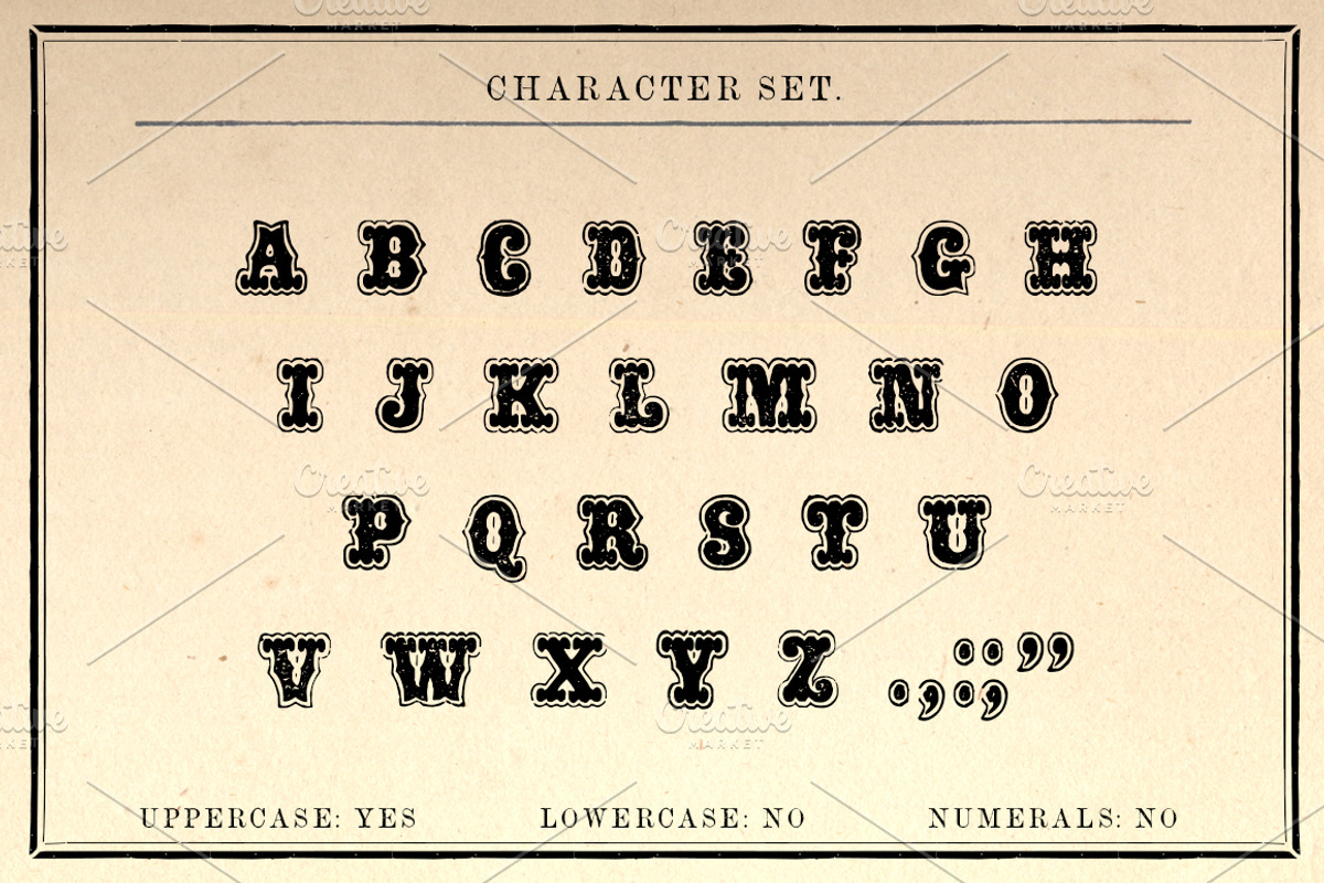 Sebastopol Breakdown Display Font, a Serif Font by New Blazing Star Press (Photo 2 of 3)