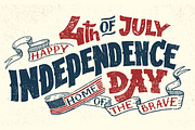 Happy 4th of July Independence Day, a Texture Illustration by Paul Lesser (Thumbnail 2 of 2)
