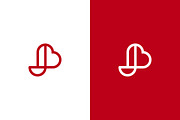 Monogram JB Heart Logo Design, a Branding & Logo Template by arhabib (Thumbnail 4 of 6)