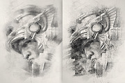 Charcoal Sketch Photoshop Action, an Action Add-On by GorynArt (Thumbnail 3 of 18)