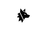 Wolf Head Icon, an Animal Illustration by Vectorium Studio (Thumbnail 1 of 4)