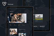 Ventures - VC Figma Template, an UI Kit Template by YoArts (Thumbnail 1 of 3)