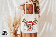 Merry Christmas Reindeer PNG, an Illustration by Daily.Designs (Thumbnail 9 of 10)