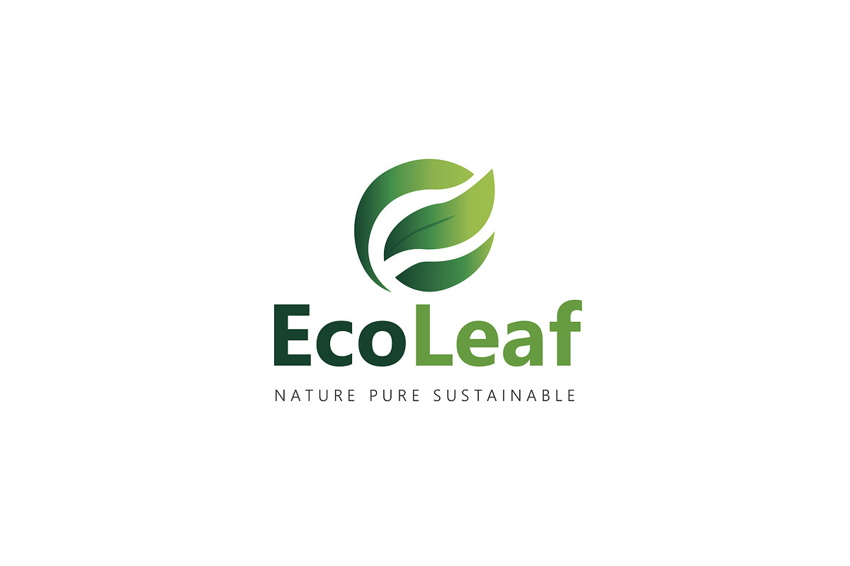 EcoLeaf Eco Logo Template, a Branding & Logo Template by SANB (Photo 1 of 3)