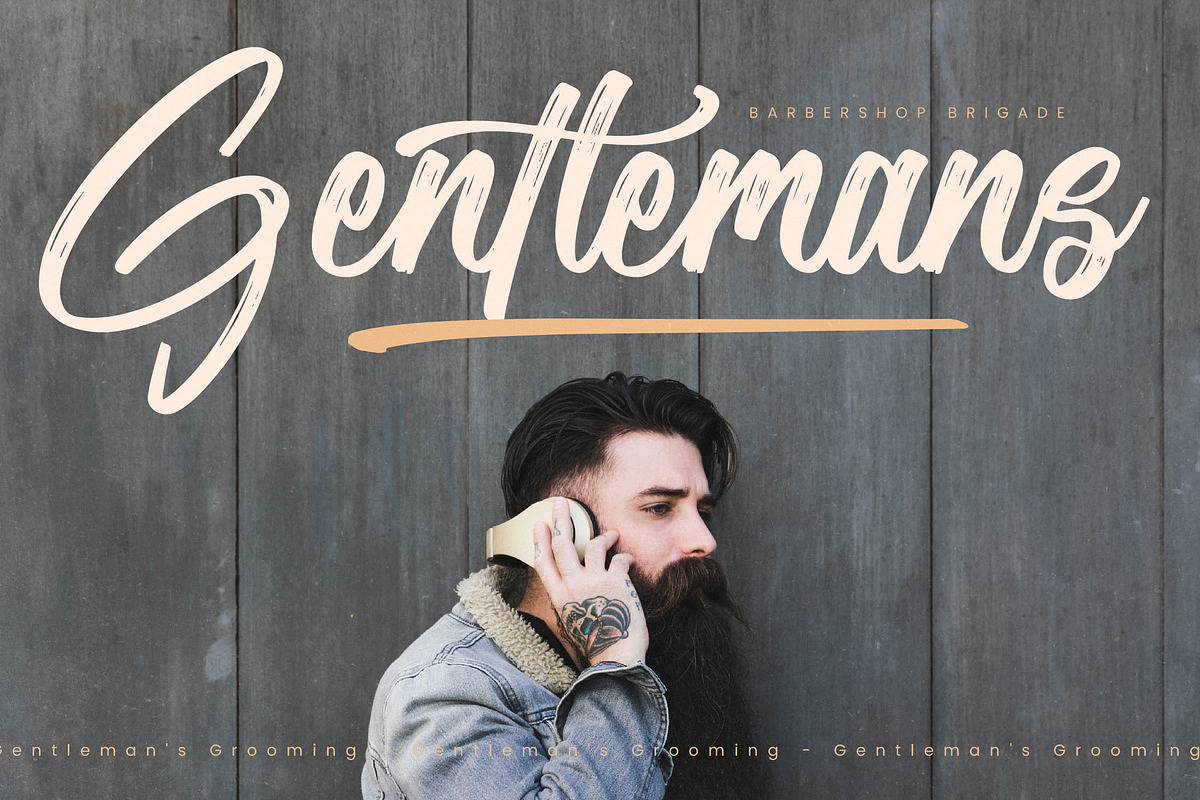 Richmond Barentony Modern Handbrush, a Script Font by Letterena Studios Script (Photo 8 of 15)