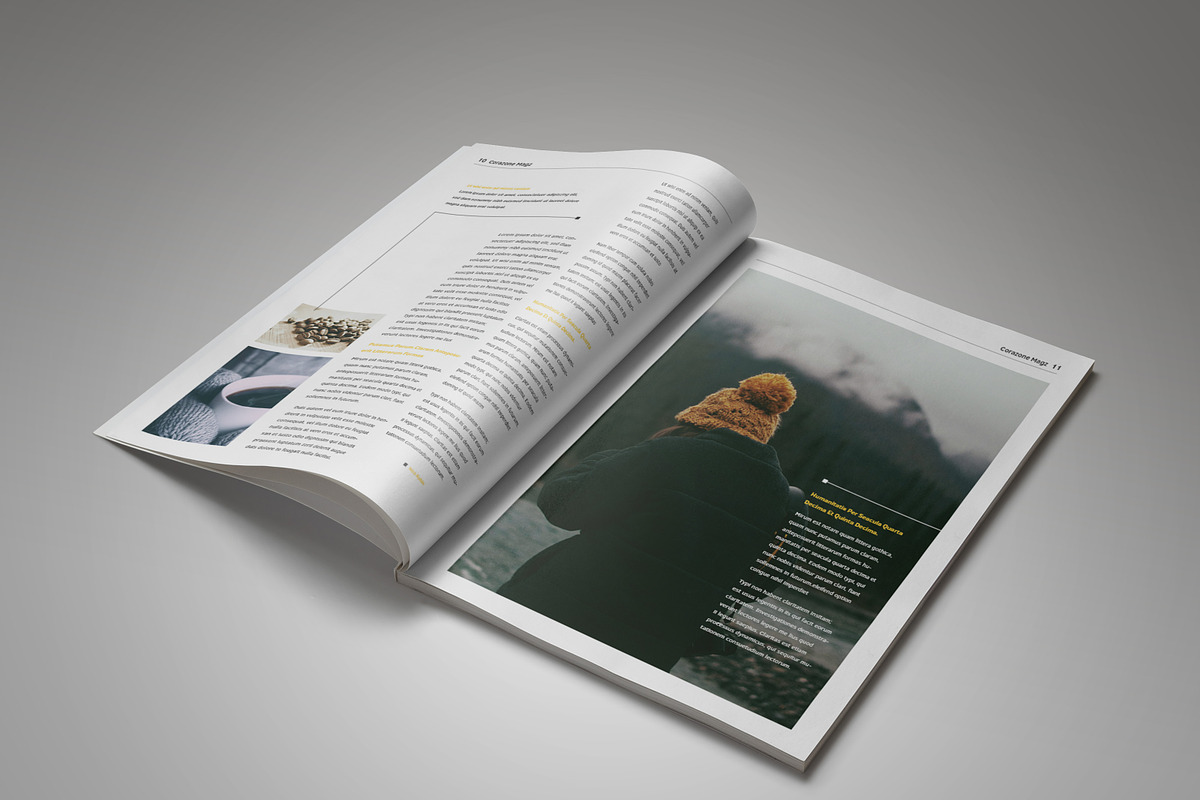 Corazone Magazine (2017 Edition), a Magazine Template by Bokuto (Photo 7 of 17)