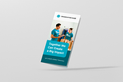 Nonprofit Trifold Brochure, a Brochure Template by Leaflove (Thumbnail 5 of 6)