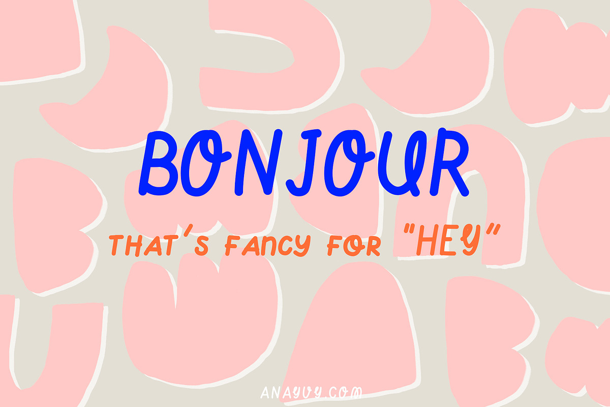 Taste of Sweet | handwritten font preview 3