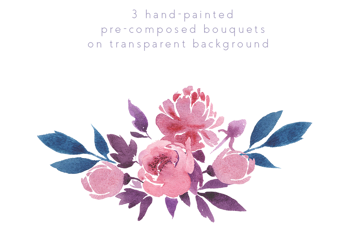 Purple Bliss Design Set, an Illustration by purple_swarm (Photo 3 of 5)