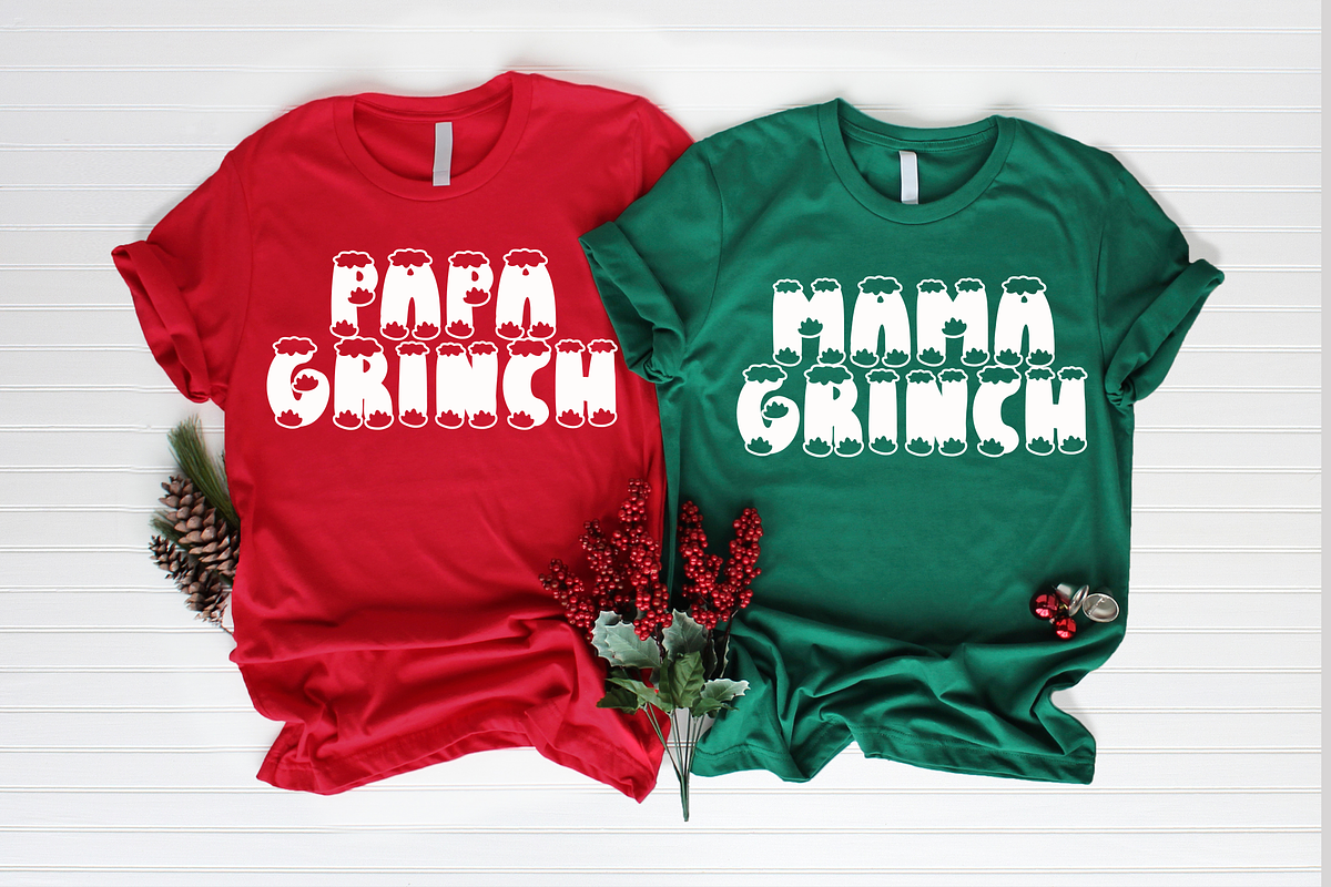 Grinch Snow - Snowy Christmas Font, a Handwritten Font by Dm Studio (Photo 6 of 6)