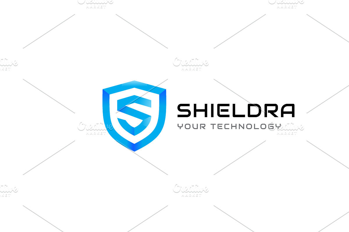 Sleek Blue Shield S Logo, a Branding & Logo Template by MadeByShahbaz (Photo 2 of 6)
