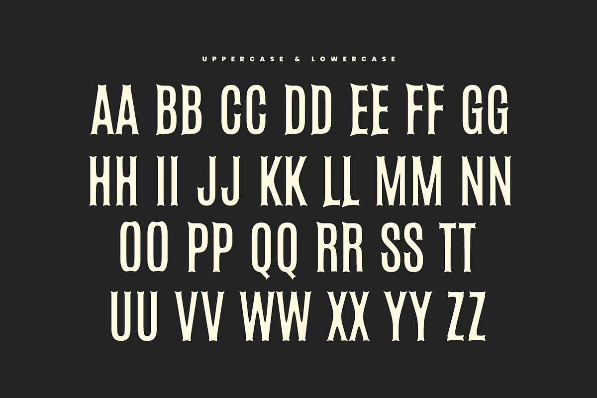 Rokun Metal Display Font, a Sans Serif Font by Maulana Creative (Photo 6 of 8)