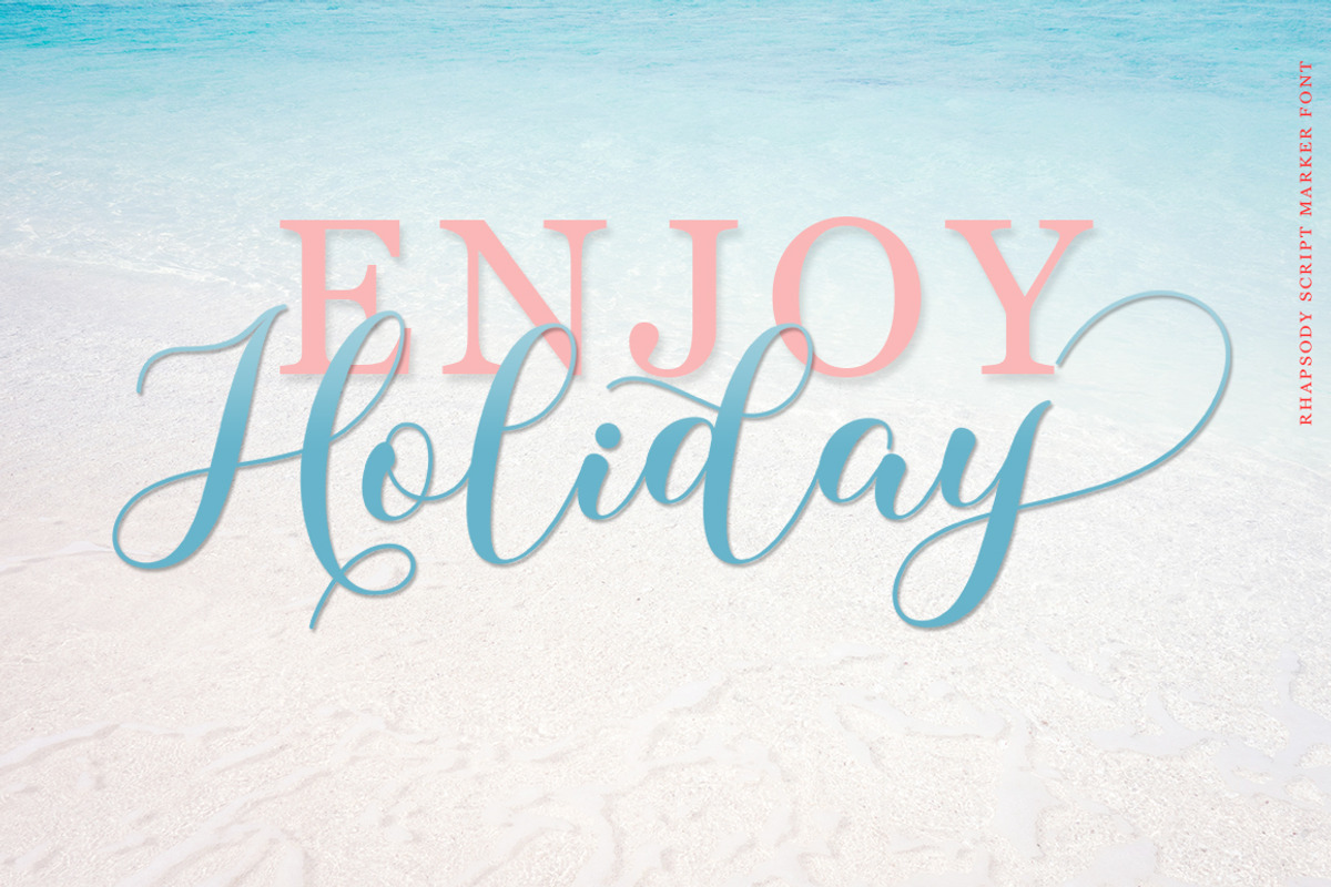 Rhapsody, a Script Font by Rotterlab Studio (Photo 7 of 10)