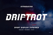 Driftrot - Sporty Display Font, a Handwritten Font by AQR Studio (Thumbnail 1 of 12)