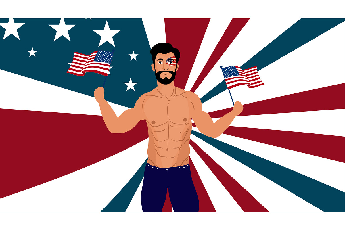 America 4th of july independence, a Seasonal Illustration by foxndeer (Photo 2 of 4)