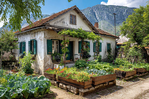 Charming house with garden view, a Photo by Beautiful things