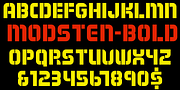 Modsten, a Sans Serif Font by Ingrimayne Type (Thumbnail 2 of 5)