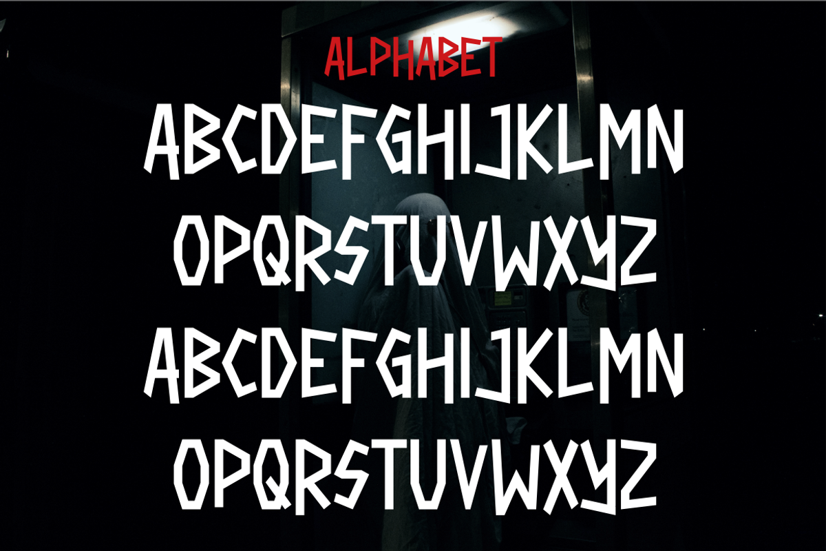 Spooky Holy - Halloween Typeface, a Handwritten Font by MaikoHatta (Photo 5 of 9)